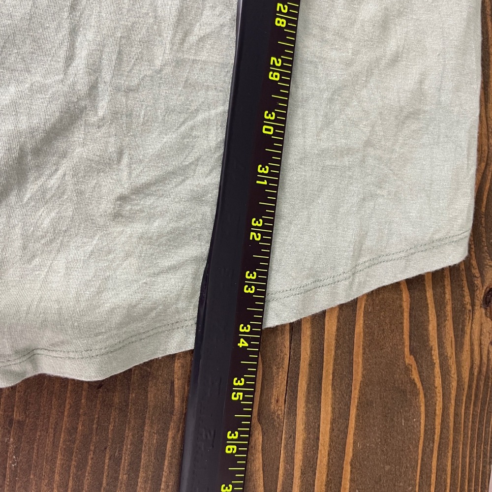 Kiya Tomlin Keyhole Back Shift Dress Womens XS Green Minimalist Quiet Luxury - Picture 7 of 8
